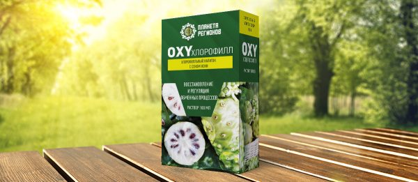 «OXYхлорофилл» хлорофилльный напиток с соком нони